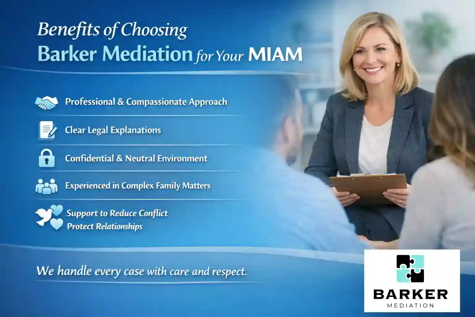 Benefits of Choosing Barker Mediation for Your MIAM Sutton Coldfield